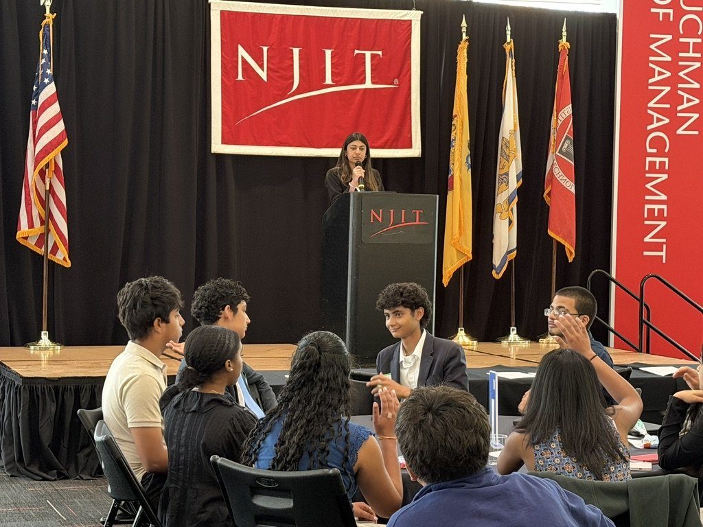 Student asking a question at Entrepreneurathon 2026