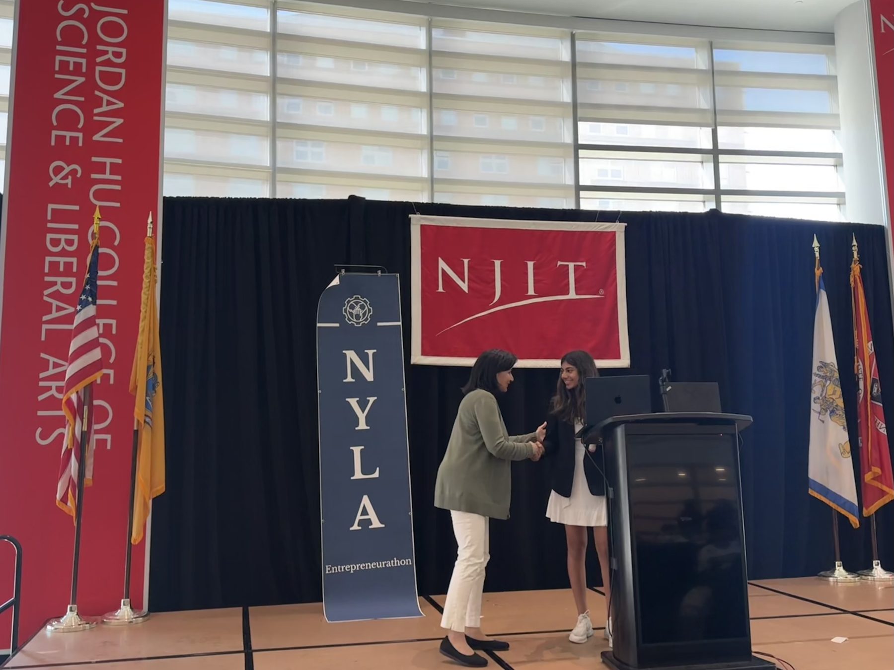 NYLA on stage at NJIT